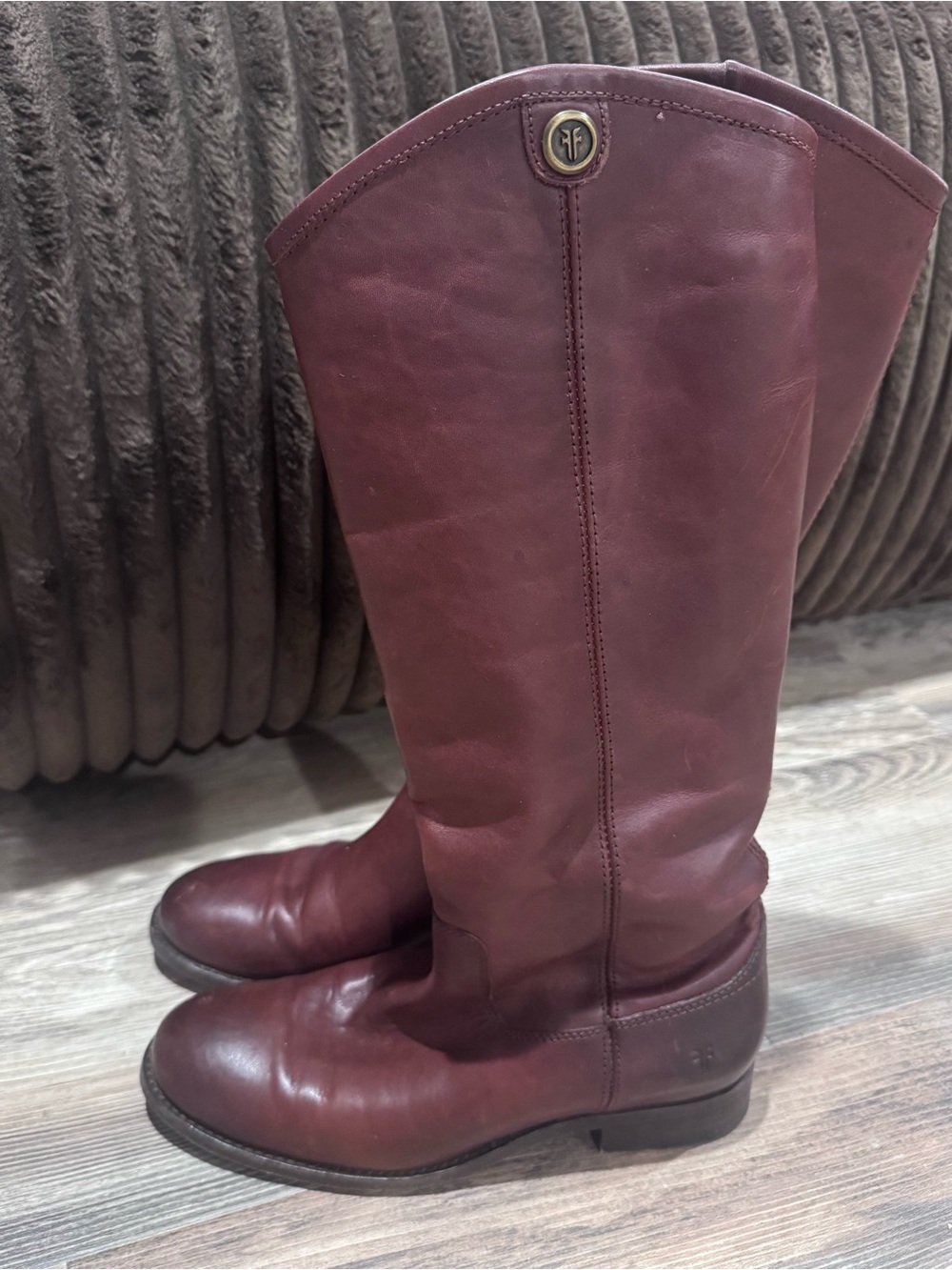 Frye Leather Melissa Button Boots